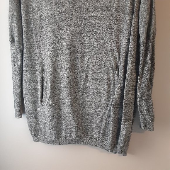 Aritizia Babaton Oversized Grey Cotton Blend Long Sweater Size XXS - Picture 3 of 15